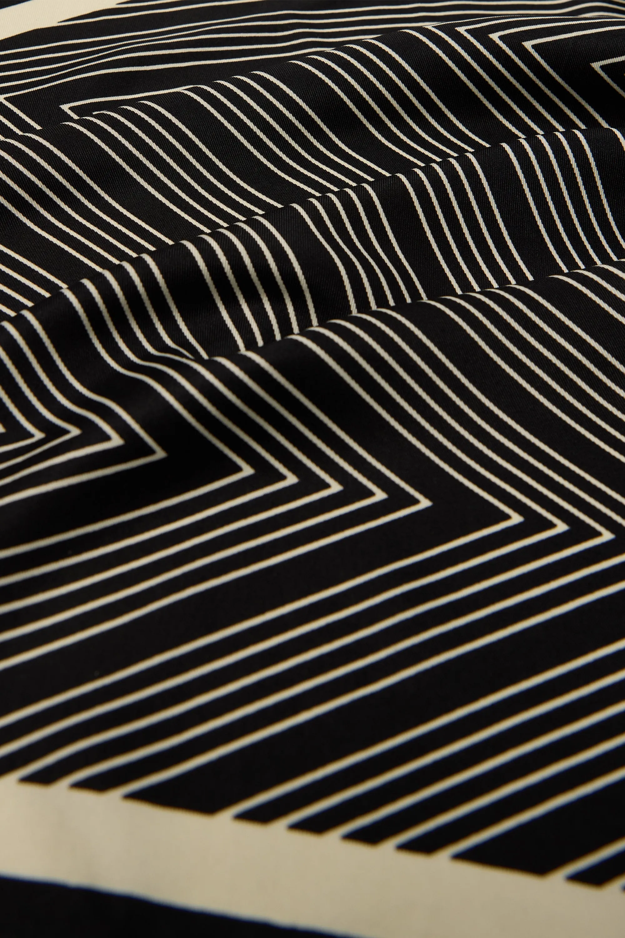 MONOCHROME ZIGZAG SCARF sold by OAK AND FORT product image thumbnail 3