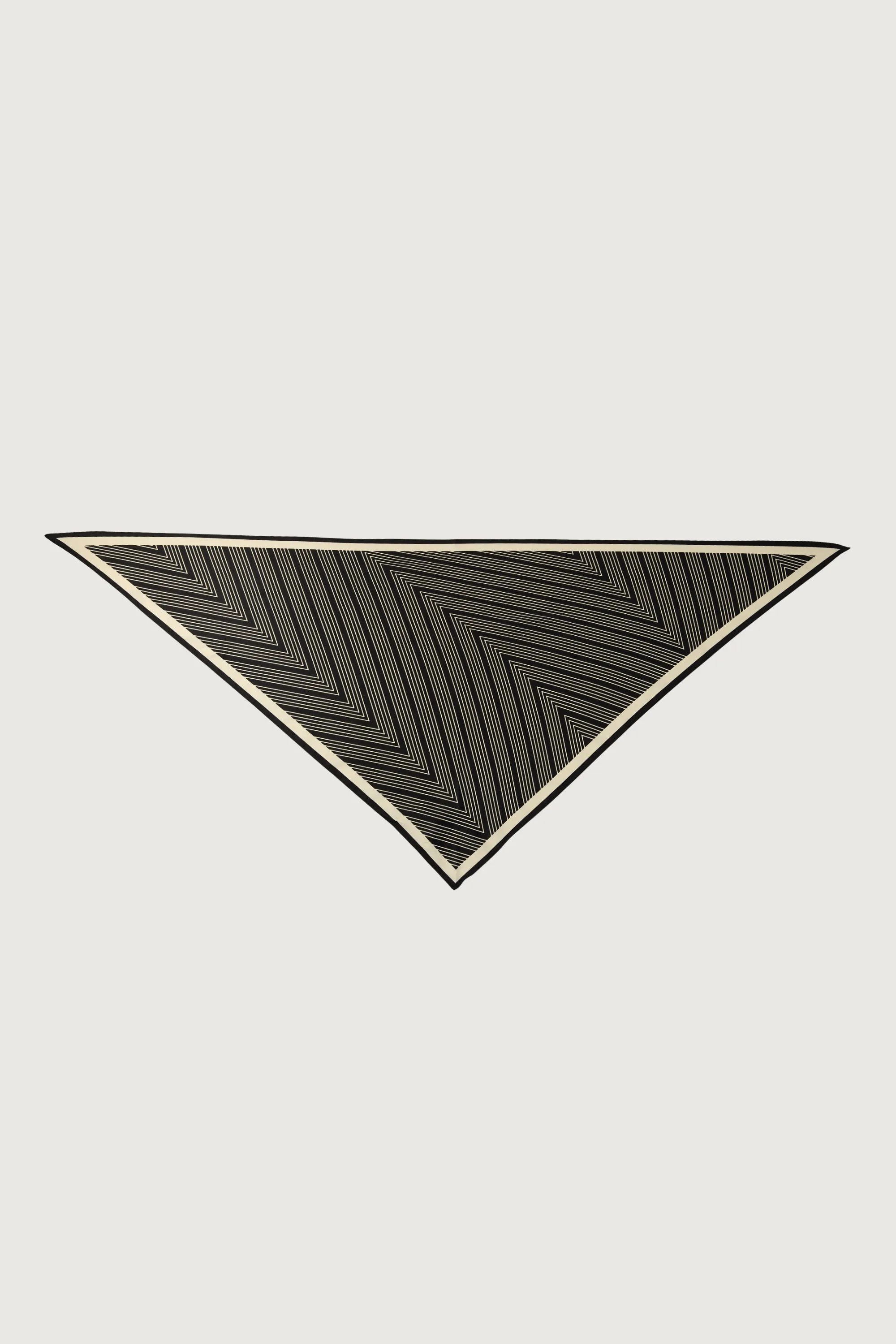 MONOCHROME ZIGZAG SCARF sold by OAK AND FORT