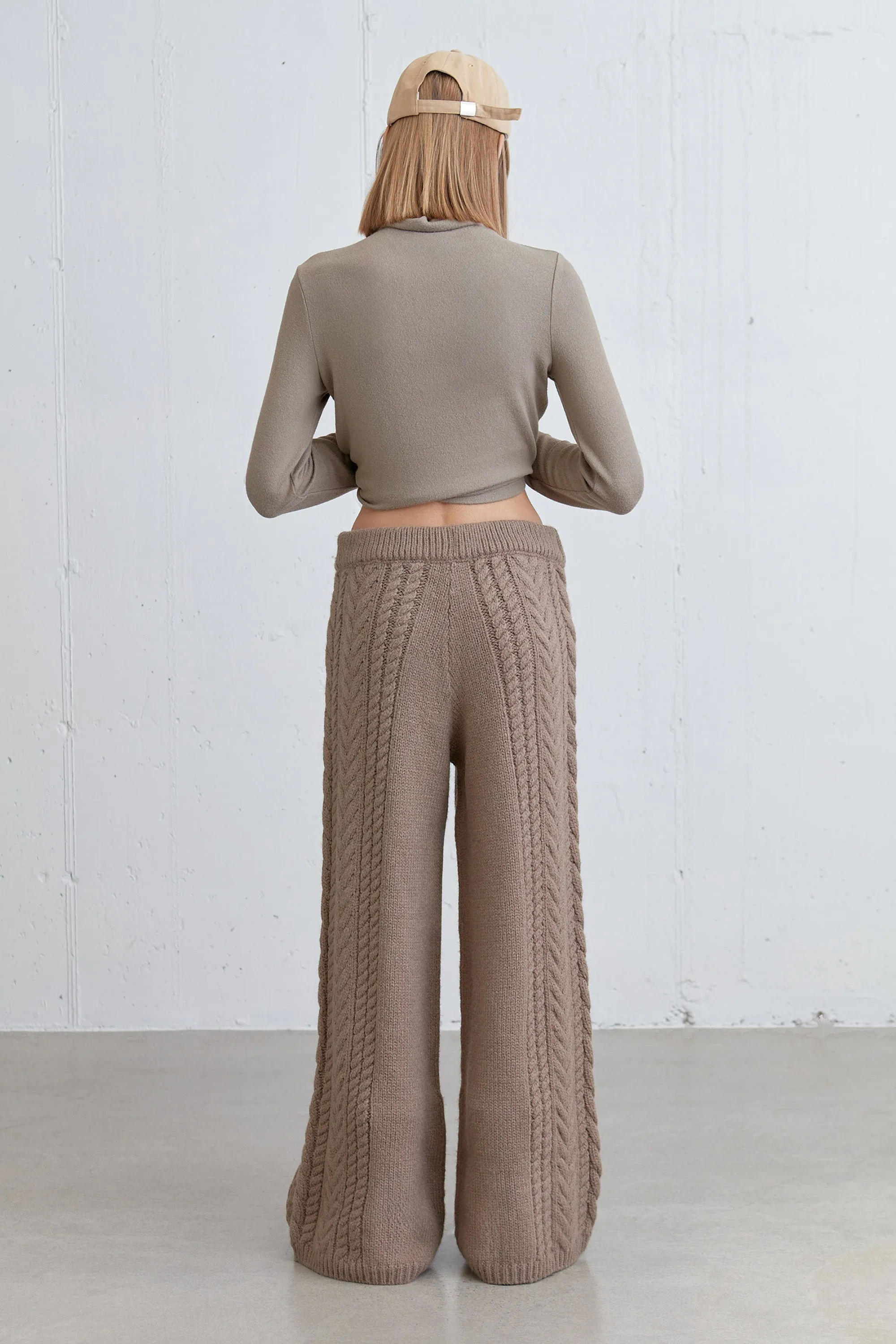 CABLE KNIT PANT sold by OAK AND FORT product image thumbnail 4