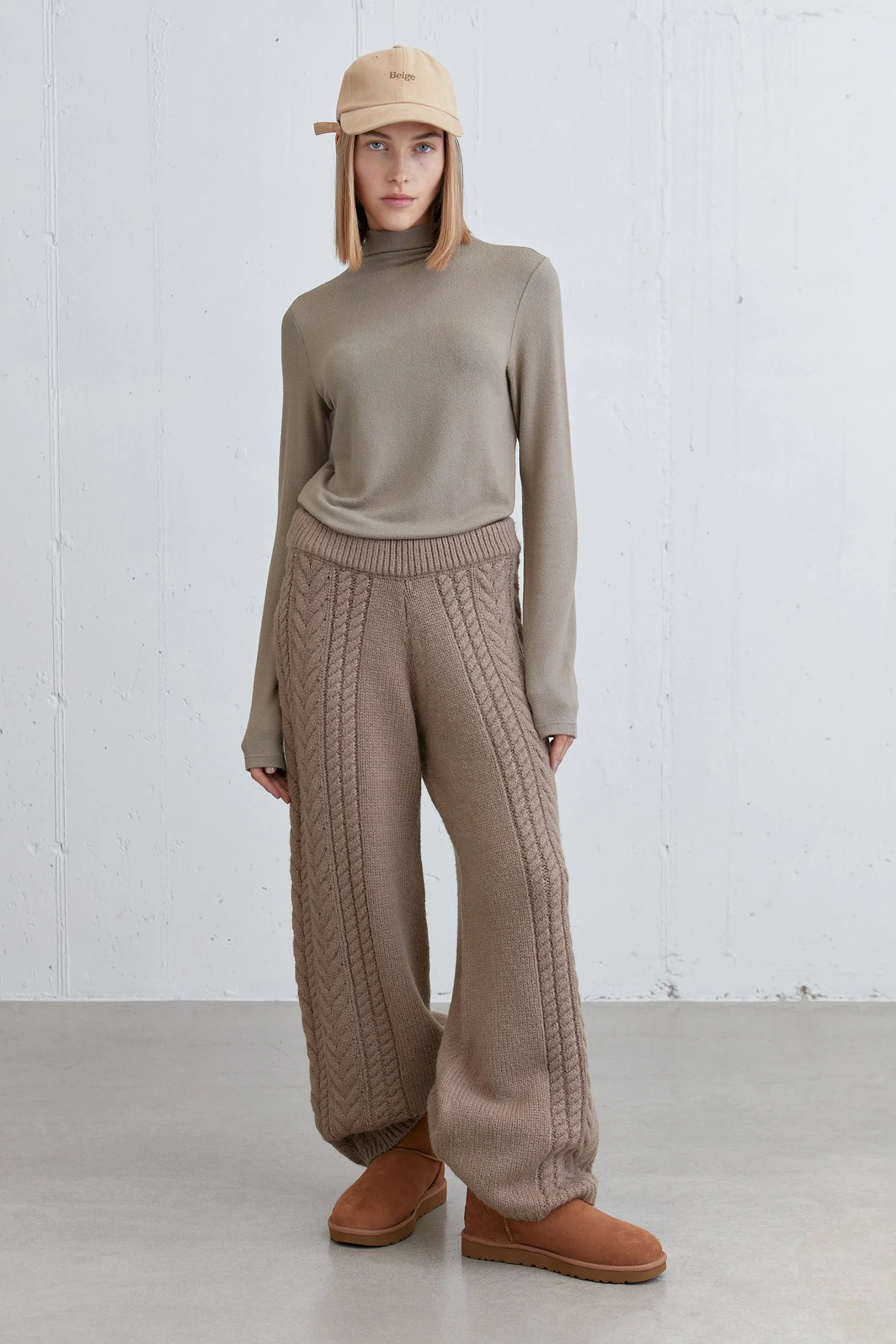 CABLE KNIT PANT sold by OAK AND FORT product image thumbnail 5