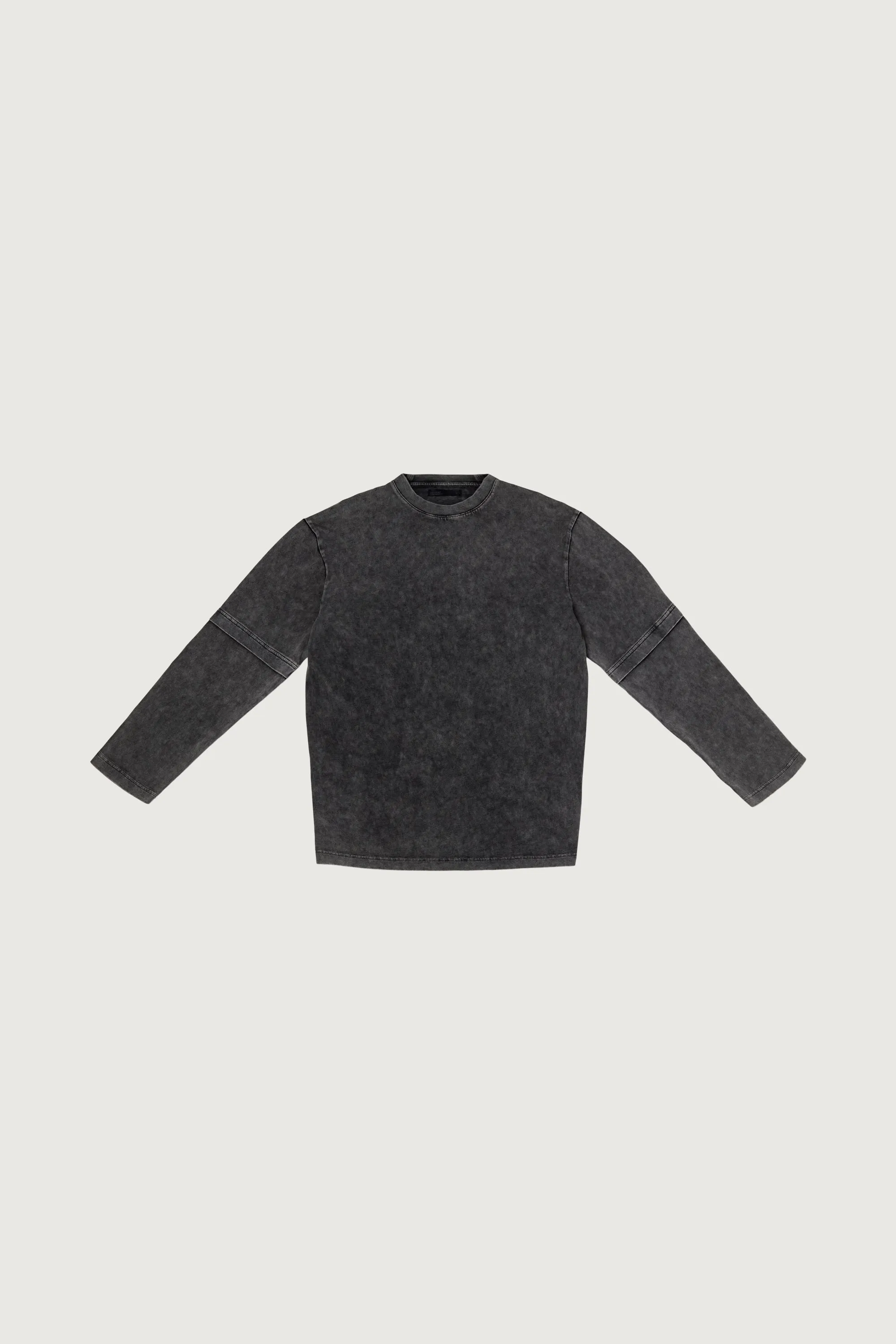 DOUBLE SLEEVE ACID WASH TEE sold by OAK AND FORT product image thumbnail 4