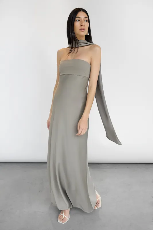 TUBE MAXI DRESS WITH SCARF sold by OAK AND FORT
