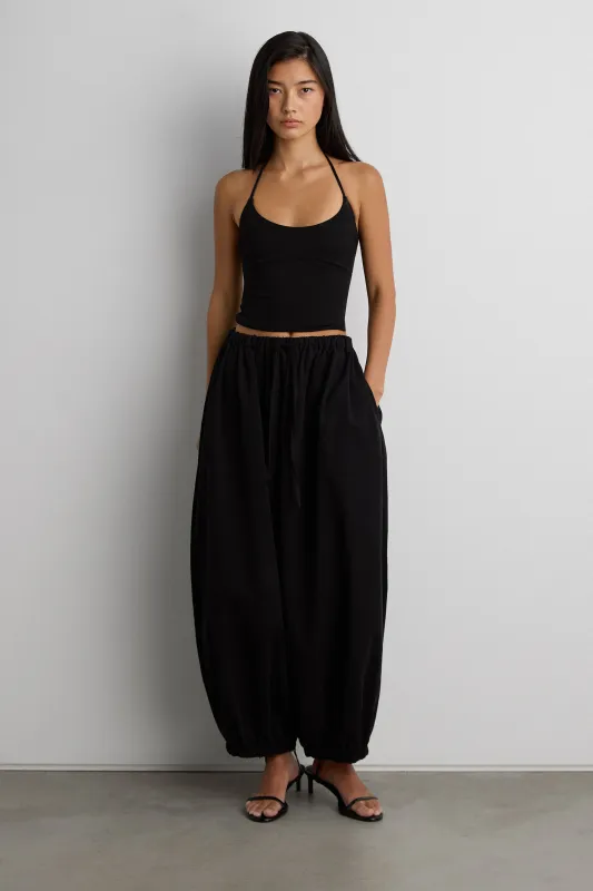 RELAXED BALLOON FIT COTTON PANTS sold by OAK AND FORT