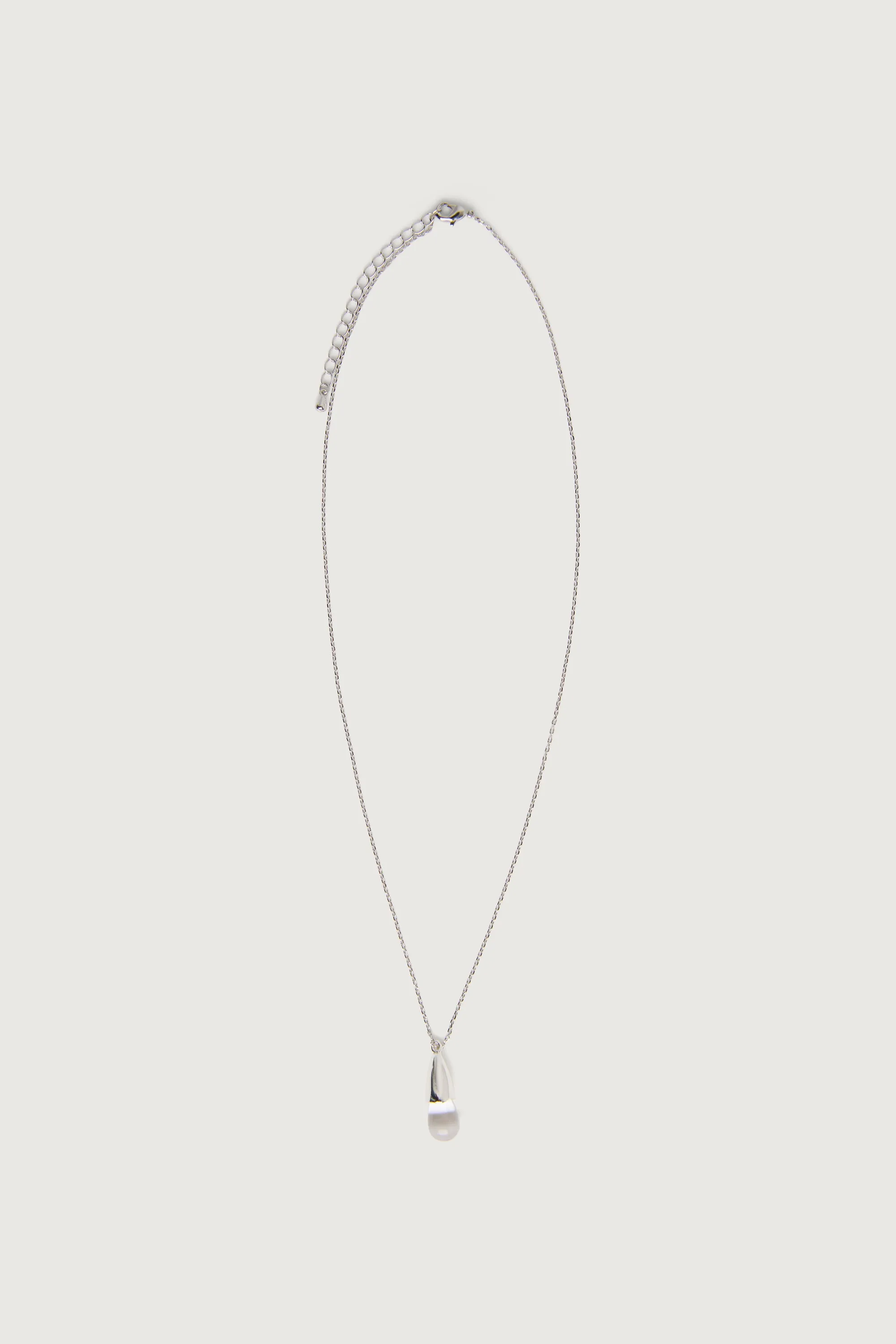 METALLIC DROP LONG NECKLACE sold by OAK AND FORT product image thumbnail 4