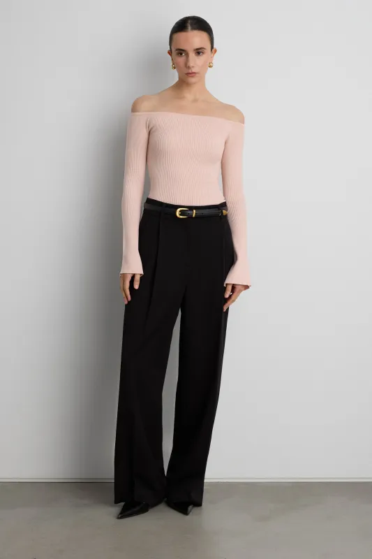 RIBBED OFF THE SHOULDER TOP sold by OAK AND FORT