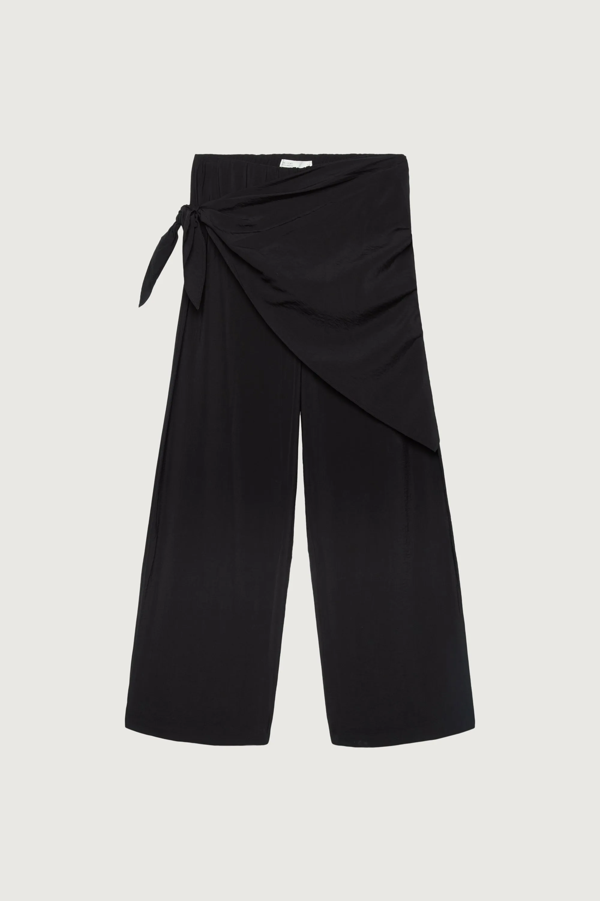 LIGHTWEIGHT CRINKLED PANT WITH WAIST SCARF sold by OAK AND FORT product image thumbnail 3