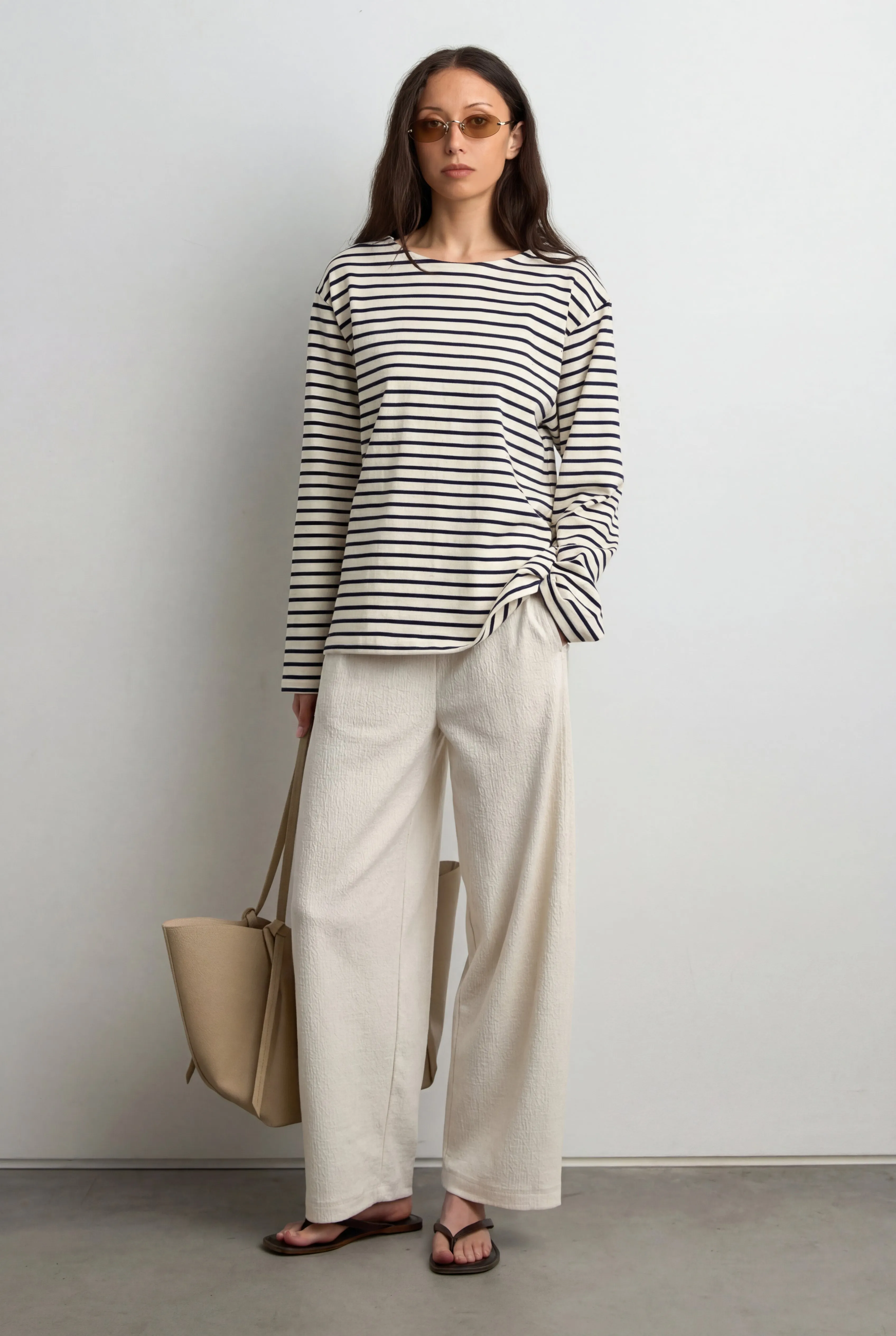 ELASTIC WAIST BARREL PANT sold by OAK AND FORT product image thumbnail 3