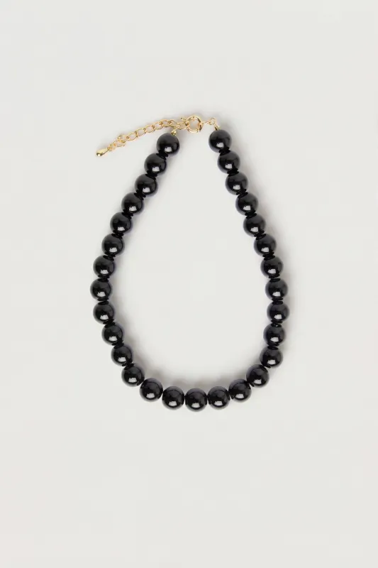 BEADED ORB NECKLACE made by OAK AND FORT