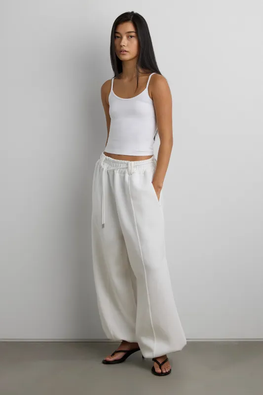 WIDE LEG SWEATPANT WITH DRAWSTRING made by OAK AND FORT