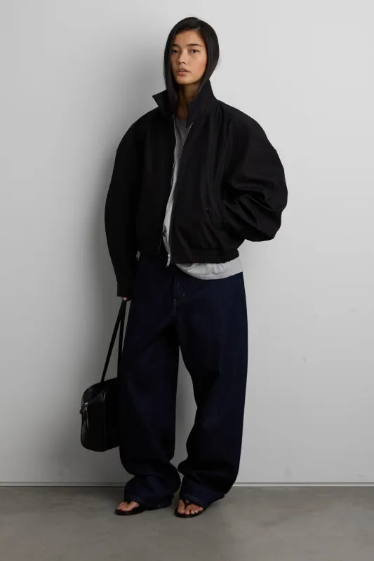 STRUCTURED FUNNEL NECK JACKET made by OAK AND FORT