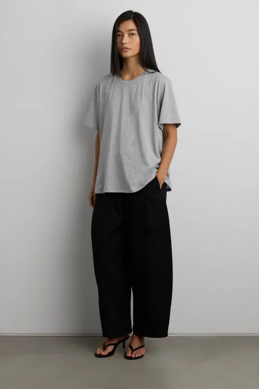 RELAXED PLEATED WIDE LEG PANT made by OAK AND FORT