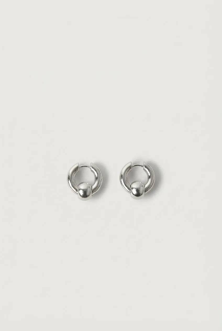 BALL DROP HOOP EARRINGS sold by OAK AND FORT product image thumbnail 2