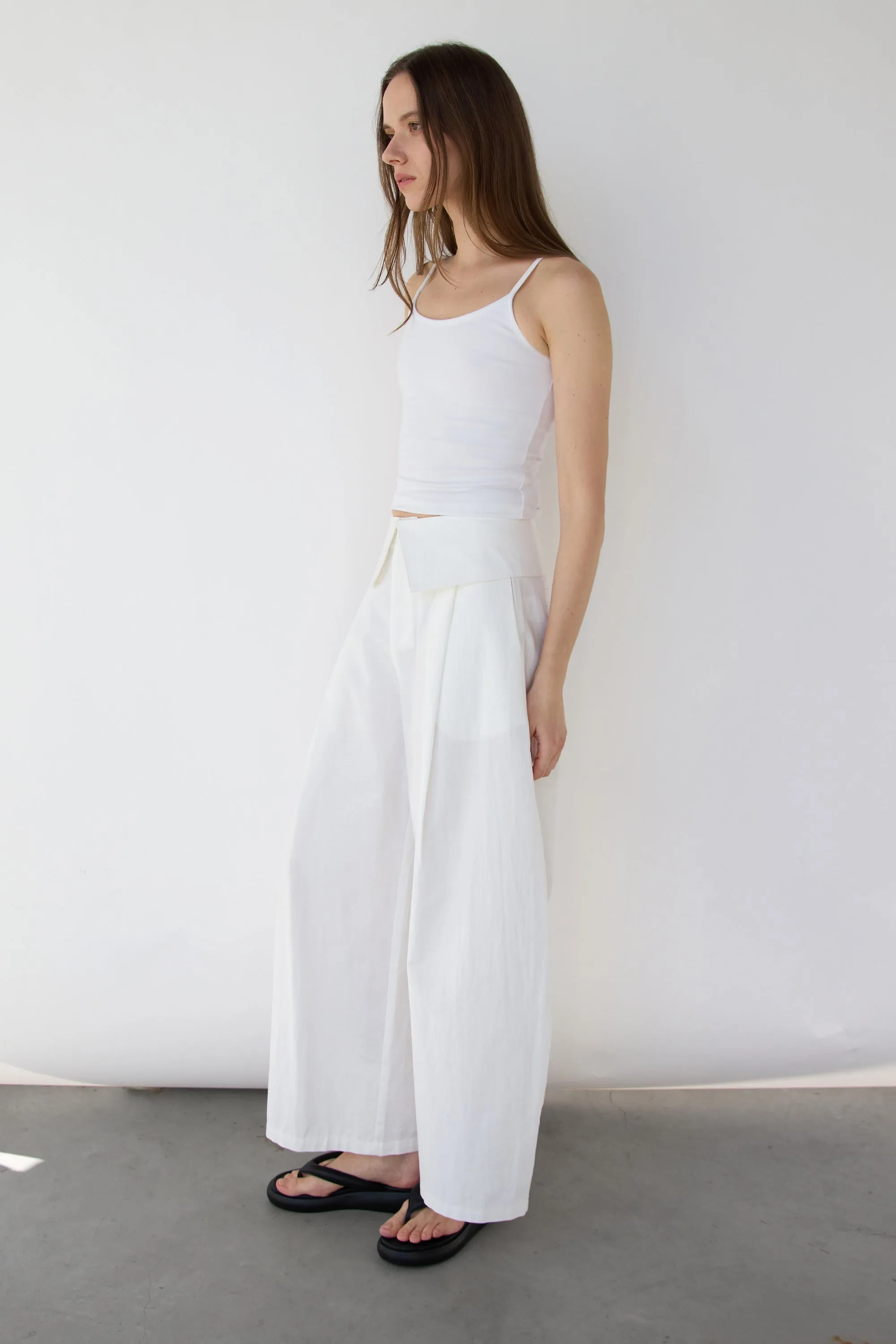 FOLD-OVER WAIST PANT sold by OAK AND FORT product image thumbnail 2