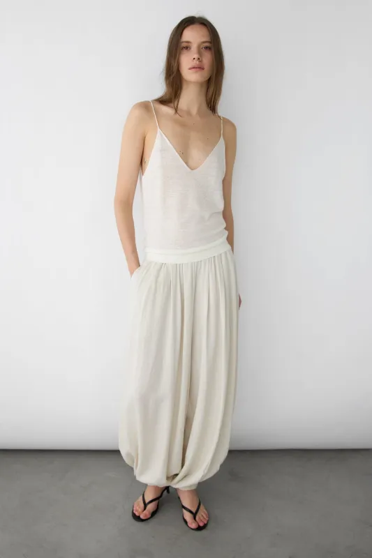 LINEN BLEND TANK TOP made by OAK AND FORT