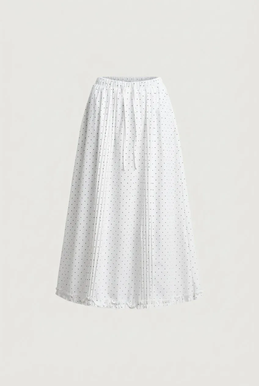 DRAWSTRING WAIST MAXI SKIRT sold by OAK AND FORT product image thumbnail 5