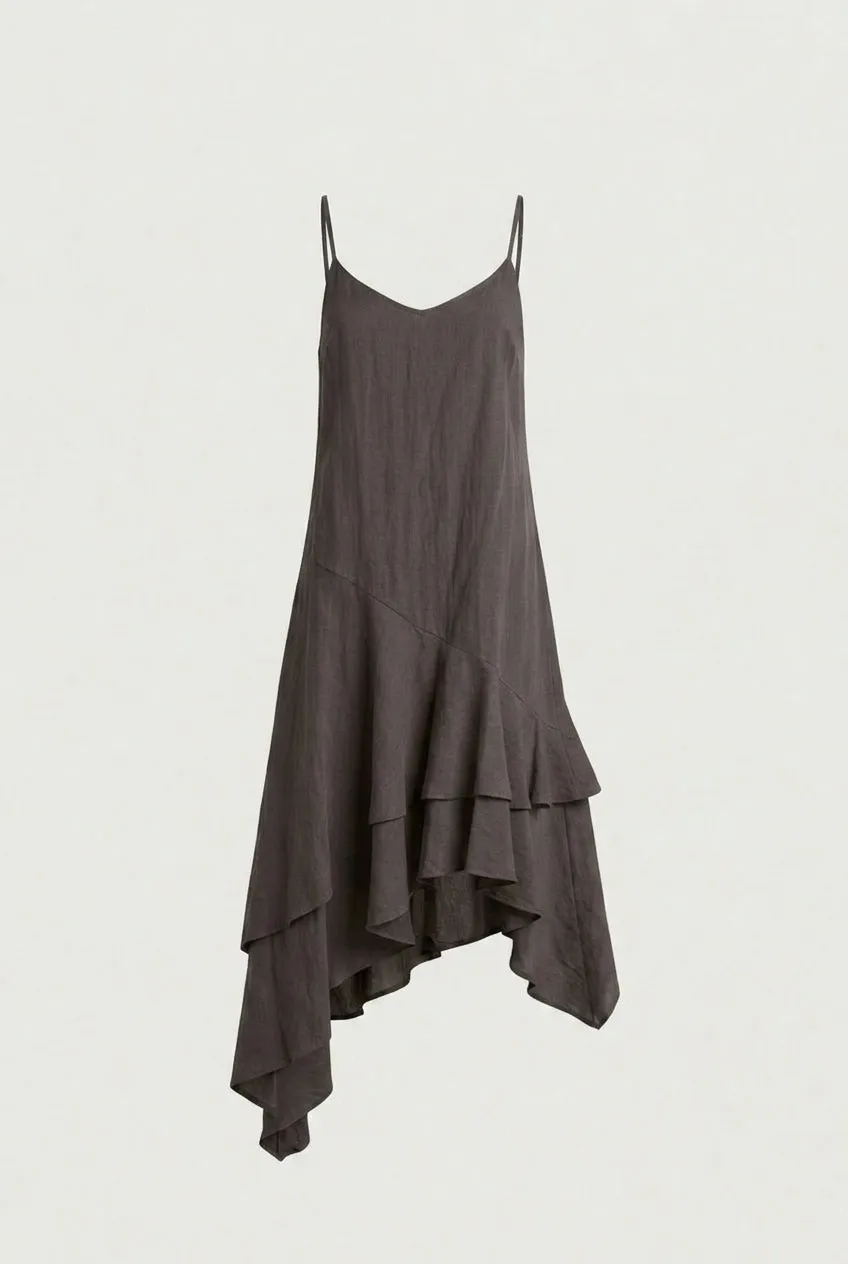 TIERED RUFFLE CAMI DRESS sold by OAK AND FORT product image thumbnail 4