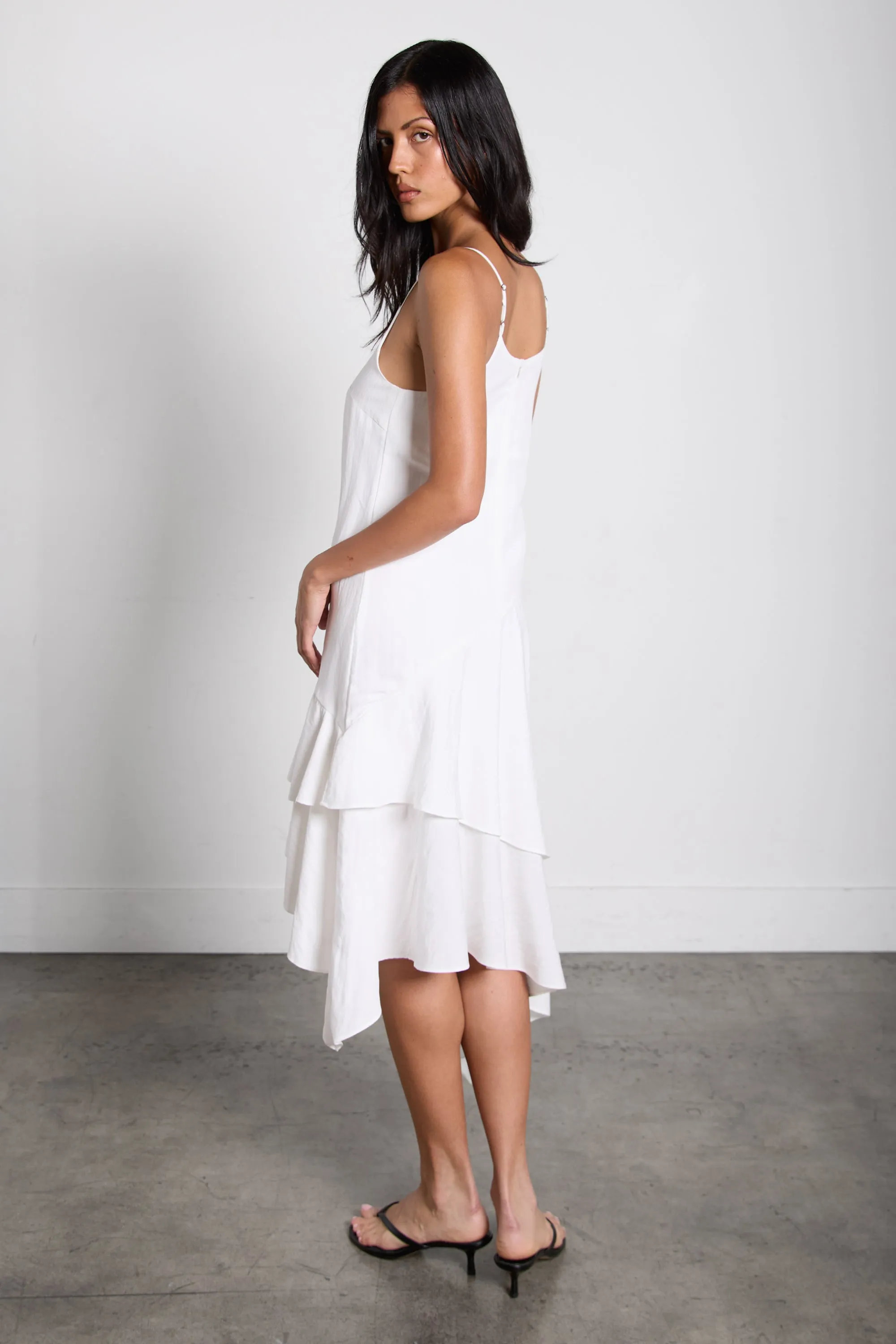TIERED RUFFLE CAMI DRESS sold by OAK AND FORT product image thumbnail 2