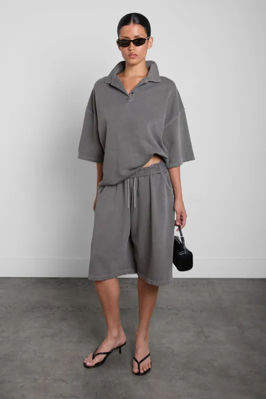 VINTAGE WASH SWEATSHORT made by OAK AND FORT