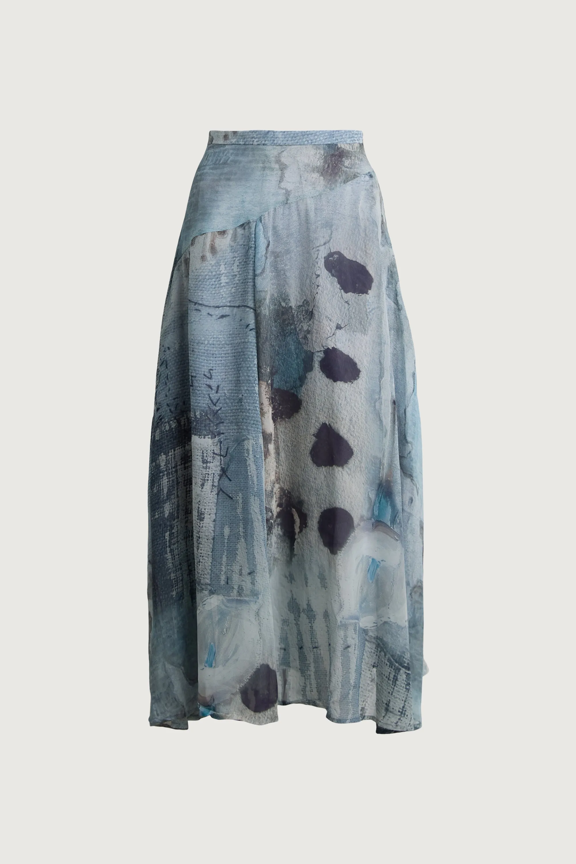 ABSTRACT PRINT MIDI SKIRT sold by OAK AND FORT product image thumbnail 4