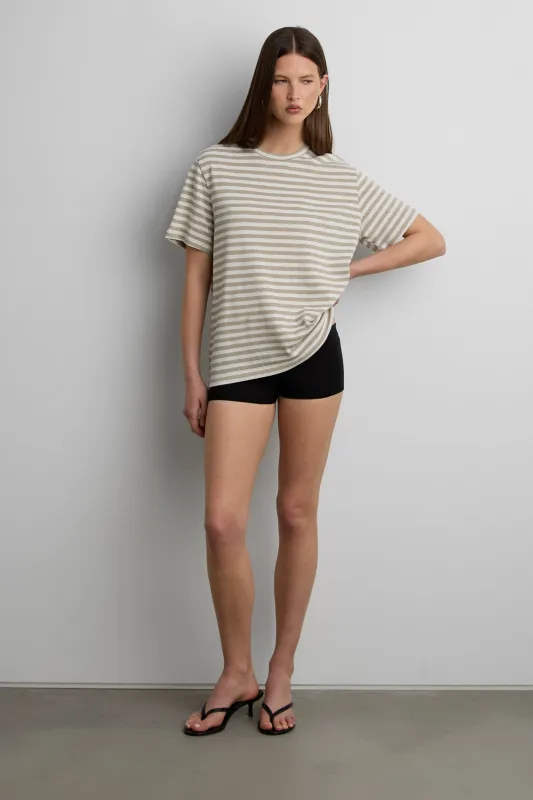 RELAXED STRIPE SHORT SLEEVE T-SHIRT made by OAK AND FORT