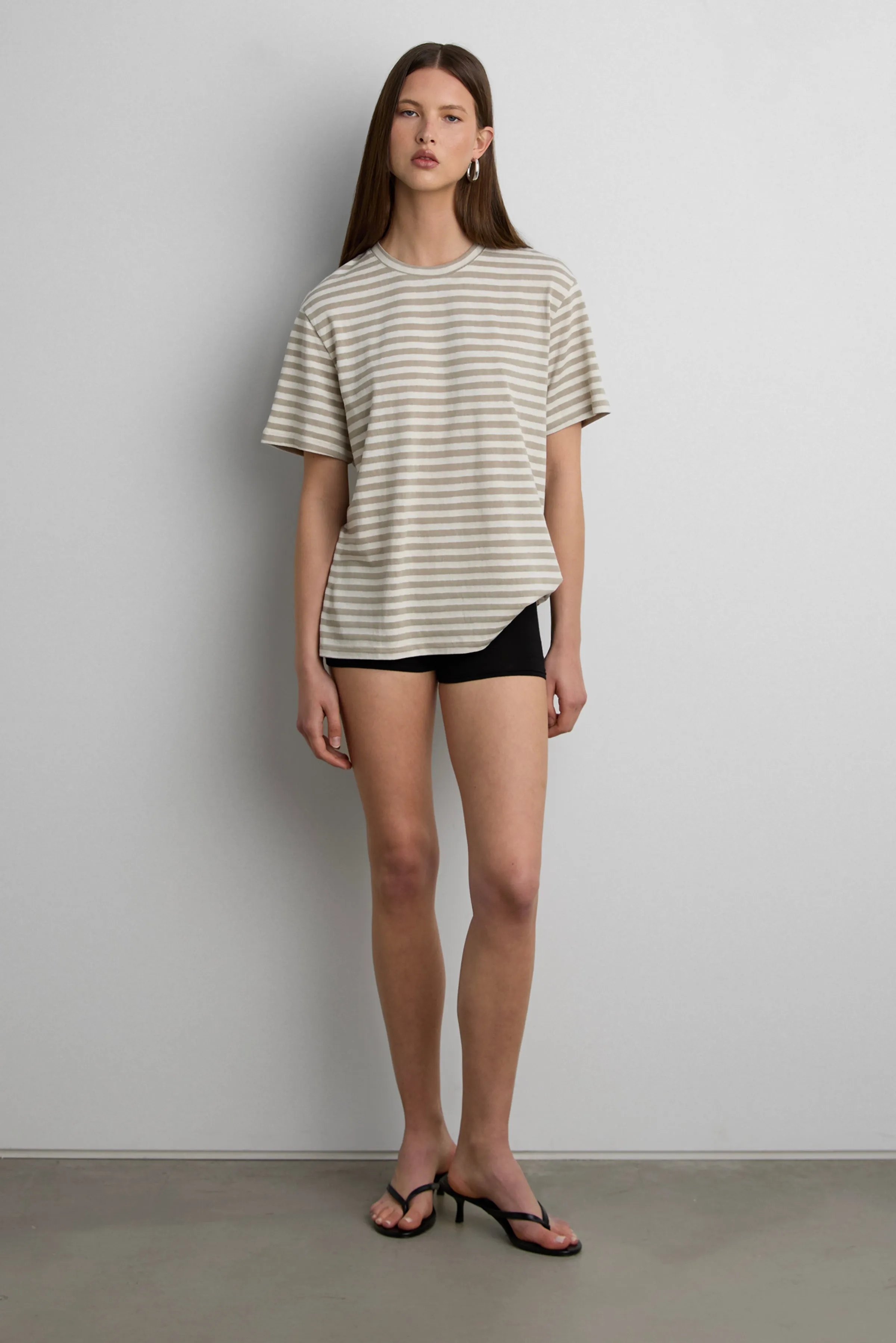 RELAXED STRIPE SHORT SLEEVE T-SHIRT sold by OAK AND FORT product image thumbnail 2