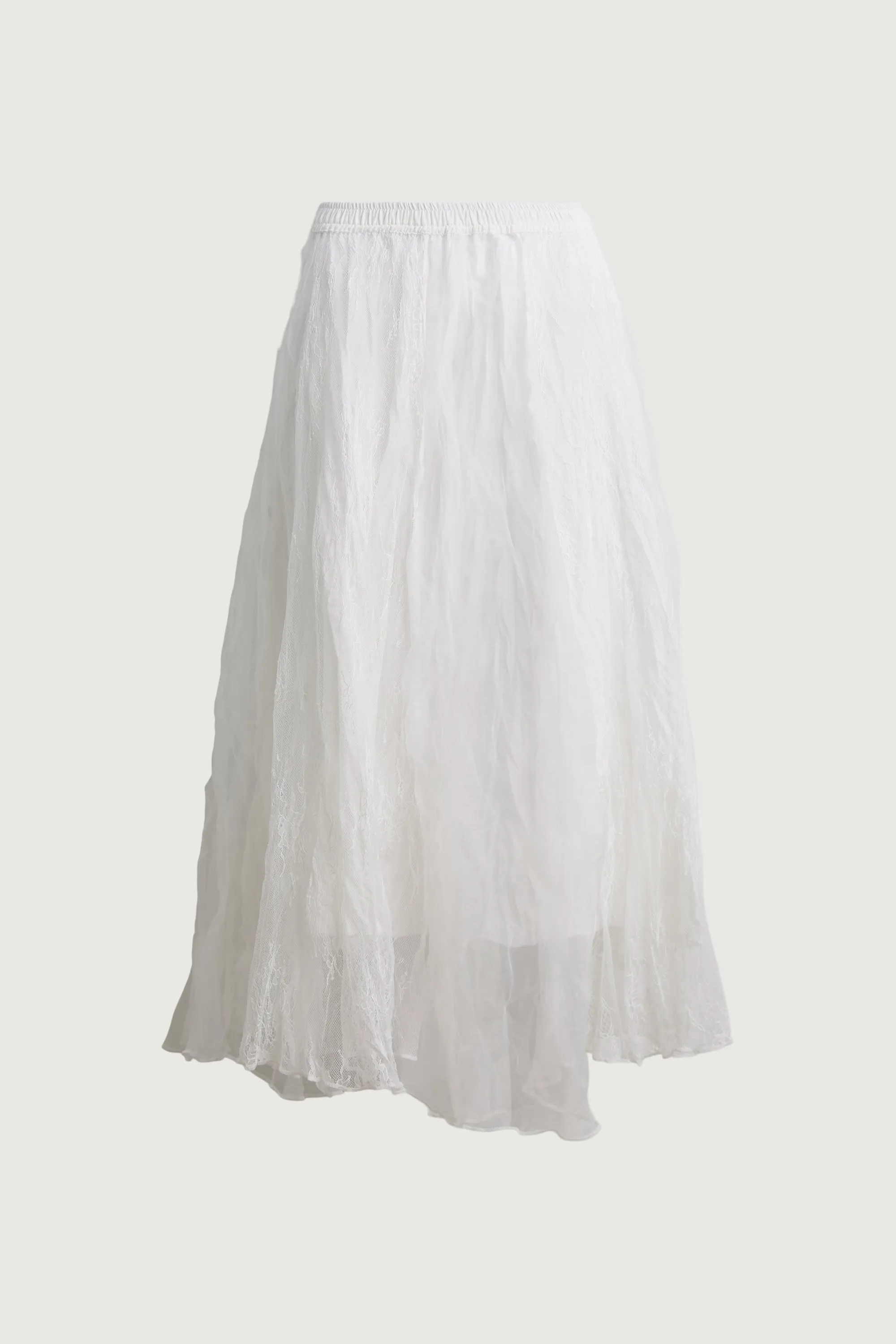 BOHO LACE OVERLAY MAXI SKIRT sold by OAK AND FORT product image thumbnail 5