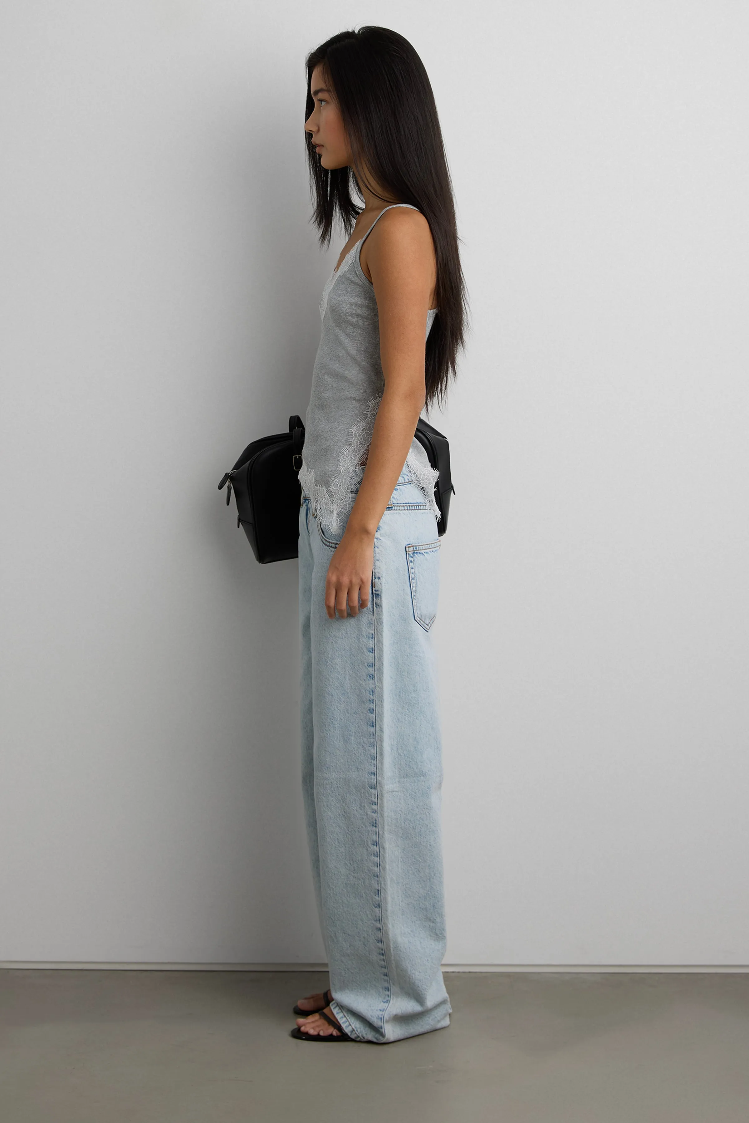 LOW RISE STRAIGHT LEG JEAN sold by OAK AND FORT product image thumbnail 2