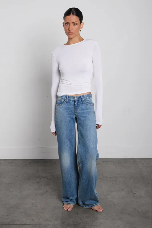 VINTAGE WASH STRAIGHT JEAN made by OAK AND FORT