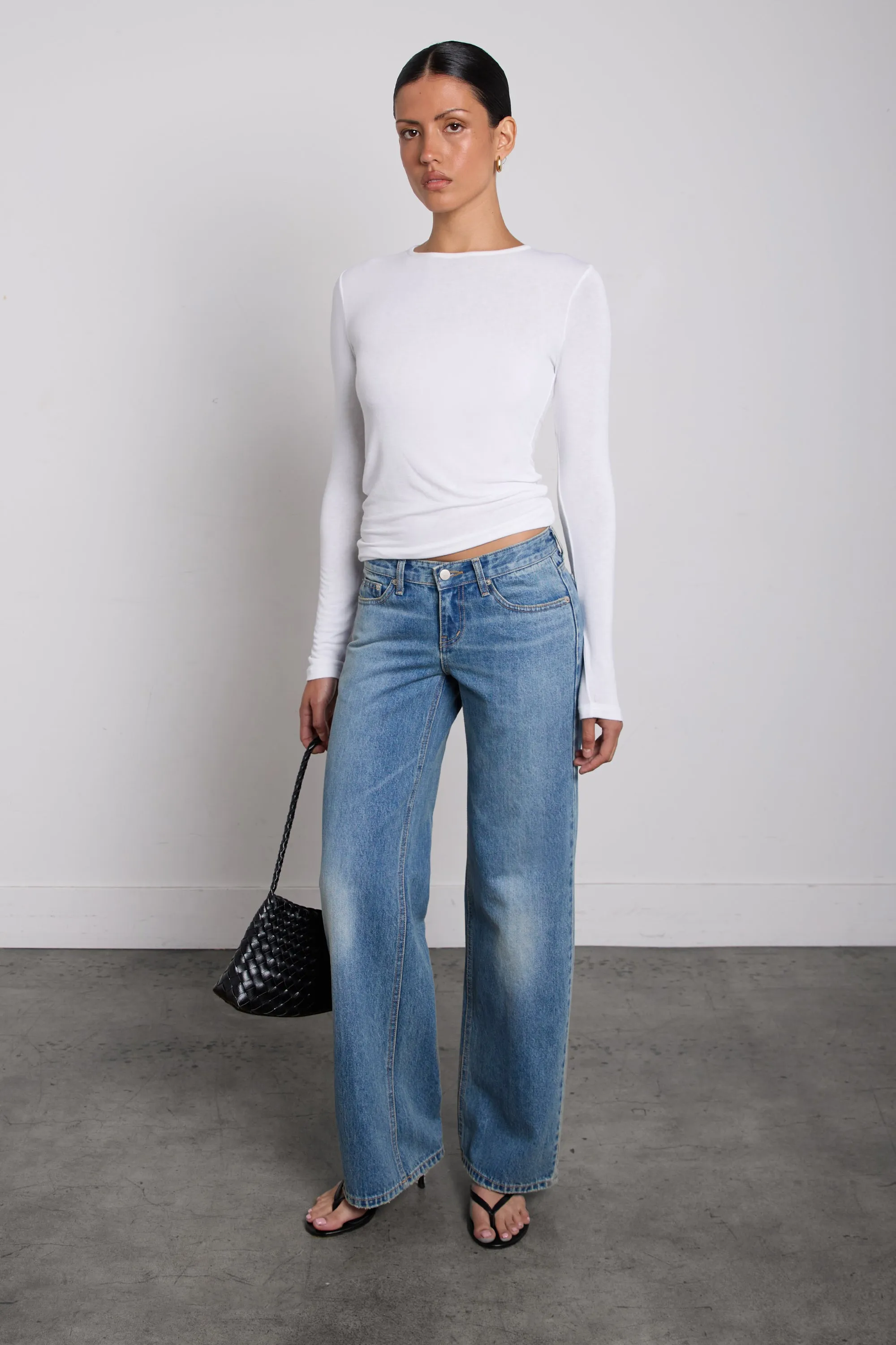 VINTAGE WASH STRAIGHT JEAN sold by OAK AND FORT product image thumbnail 2