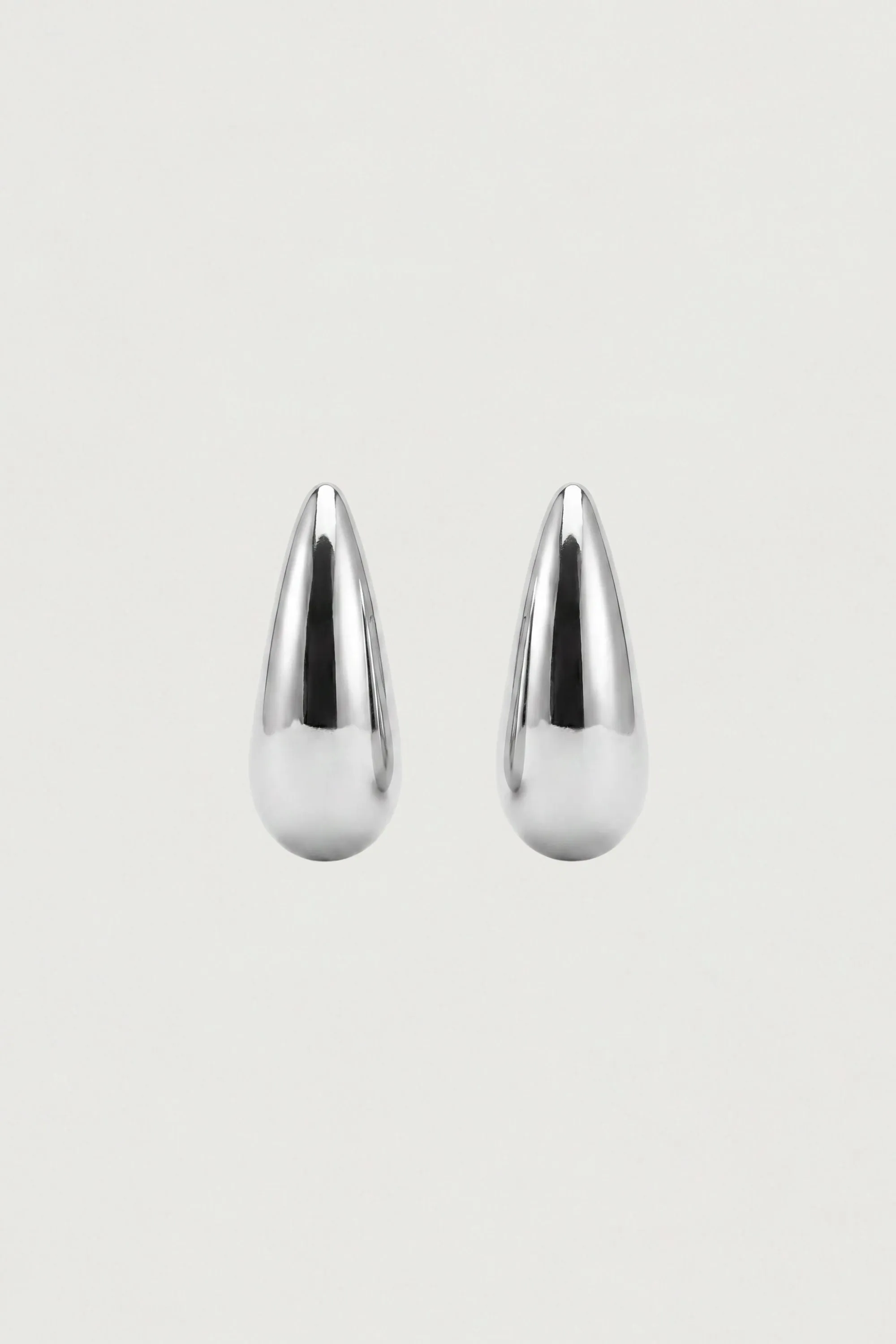 CURVED HOOP EARRINGS sold by OAK AND FORT product image thumbnail 3