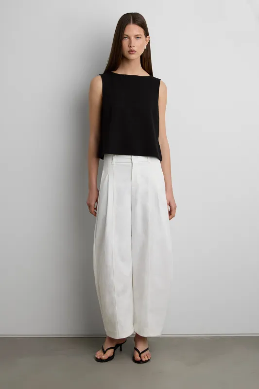 COTTON BLEND SLEEVELESS TANK TOP made by OAK AND FORT