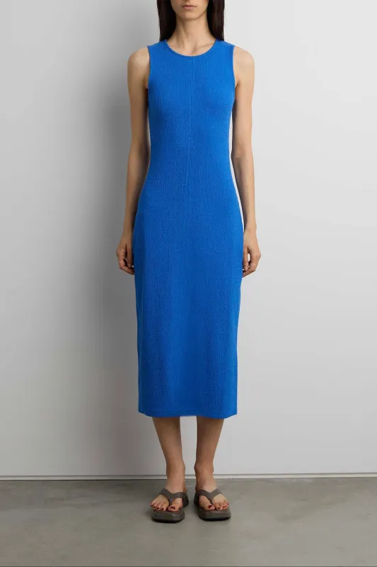 KNIT SLEEVELESS MIDI DRESS made by OAK AND FORT