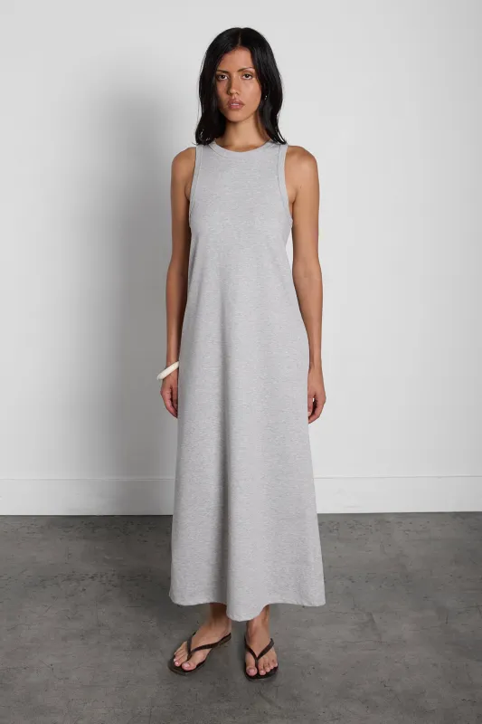 RIBBED COLUMN TANK MAXI DRESS made by OAK AND FORT