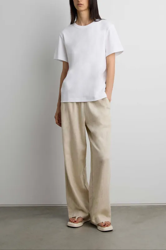 100% COTTON RELAXED FIT T-SHIRT made by OAK AND FORT