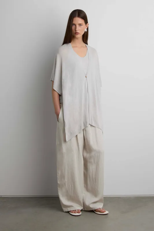 SHEER CARDIGAN WITH BUTTON FRONT made by OAK AND FORT