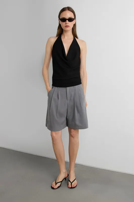 PLEATED CHINO SHORT made by OAK AND FORT