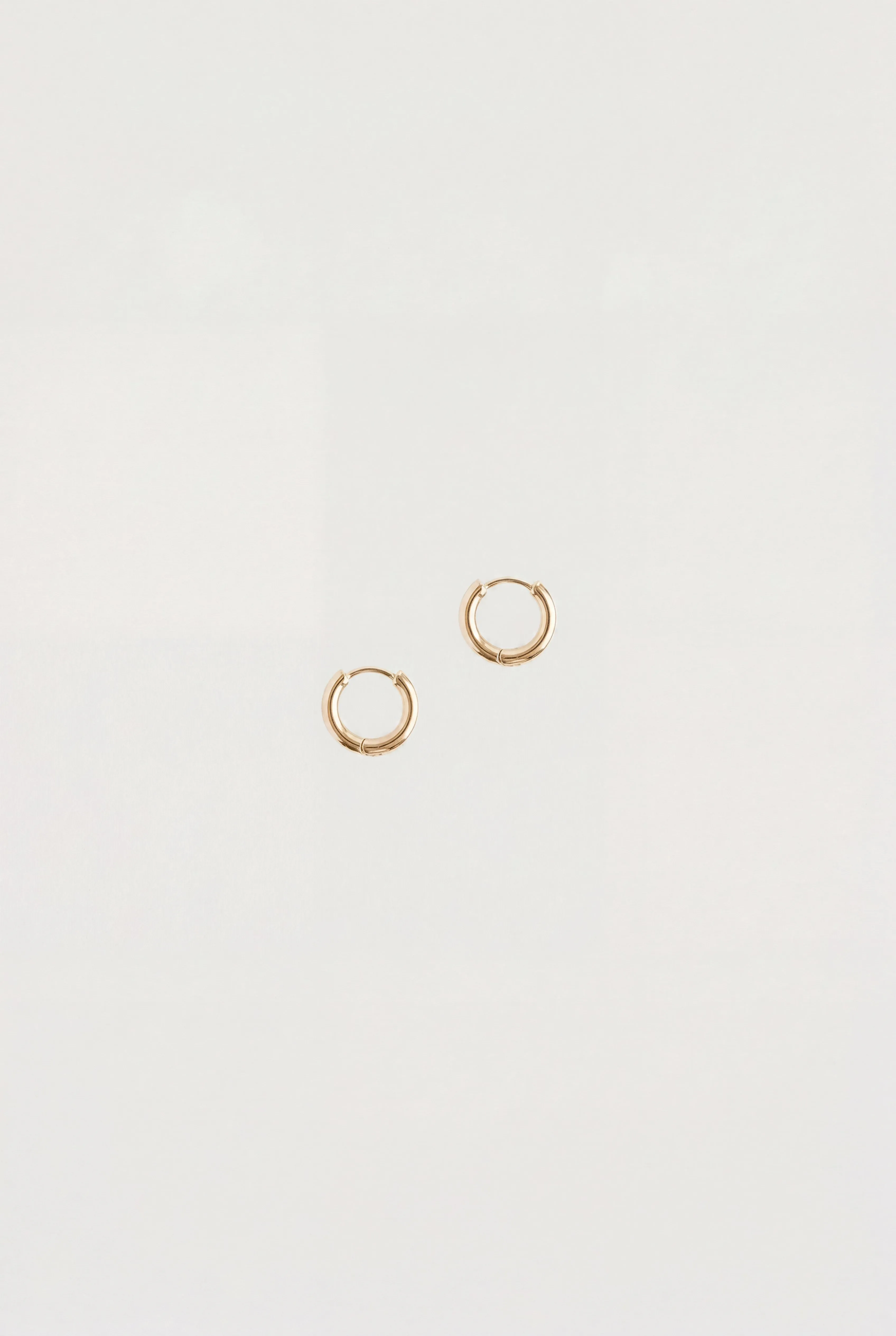 SMALL HOOP EARRINGS WITH HINGE sold by OAK AND FORT