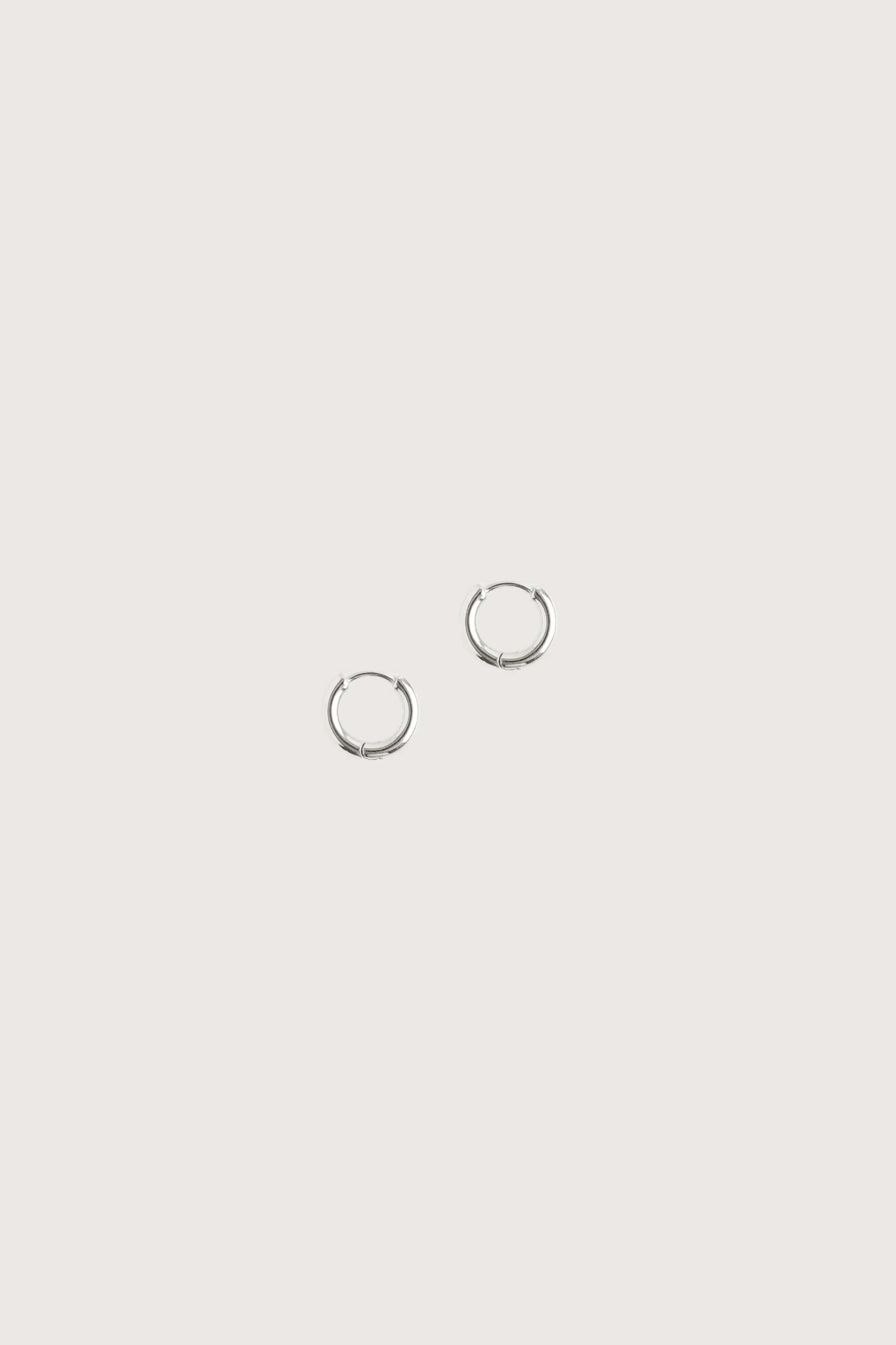 SMALL HOOP EARRINGS WITH HINGE sold by OAK AND FORT product image thumbnail 2