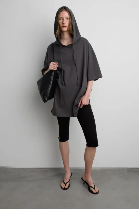 OVERSIZED SHORT SLEEVE HOODIE made by OAK AND FORT