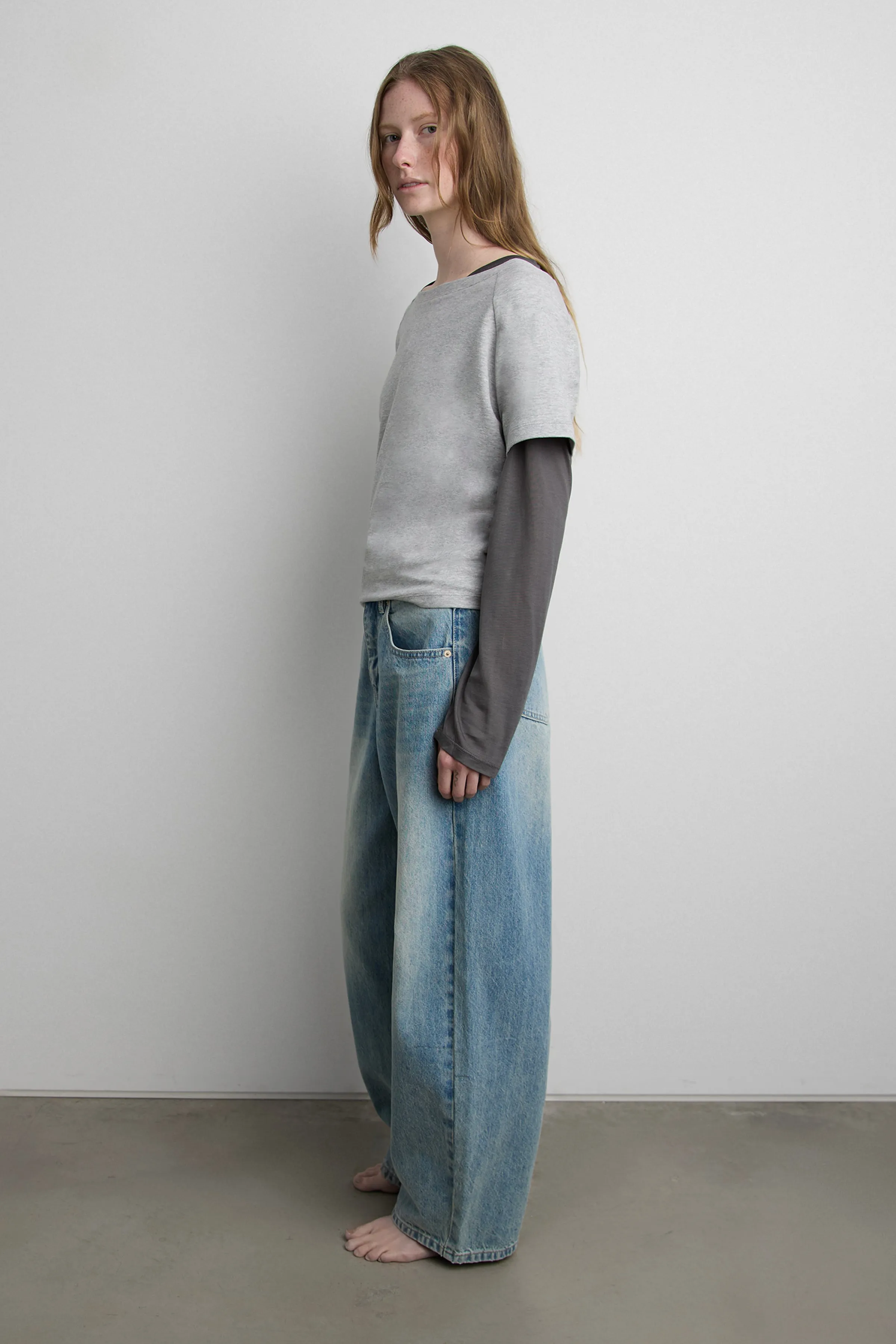 MID-RISE BAGGY JEAN sold by OAK AND FORT product image thumbnail 3