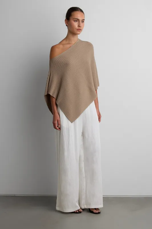 KNIT CAPE PONCHO made by OAK AND FORT