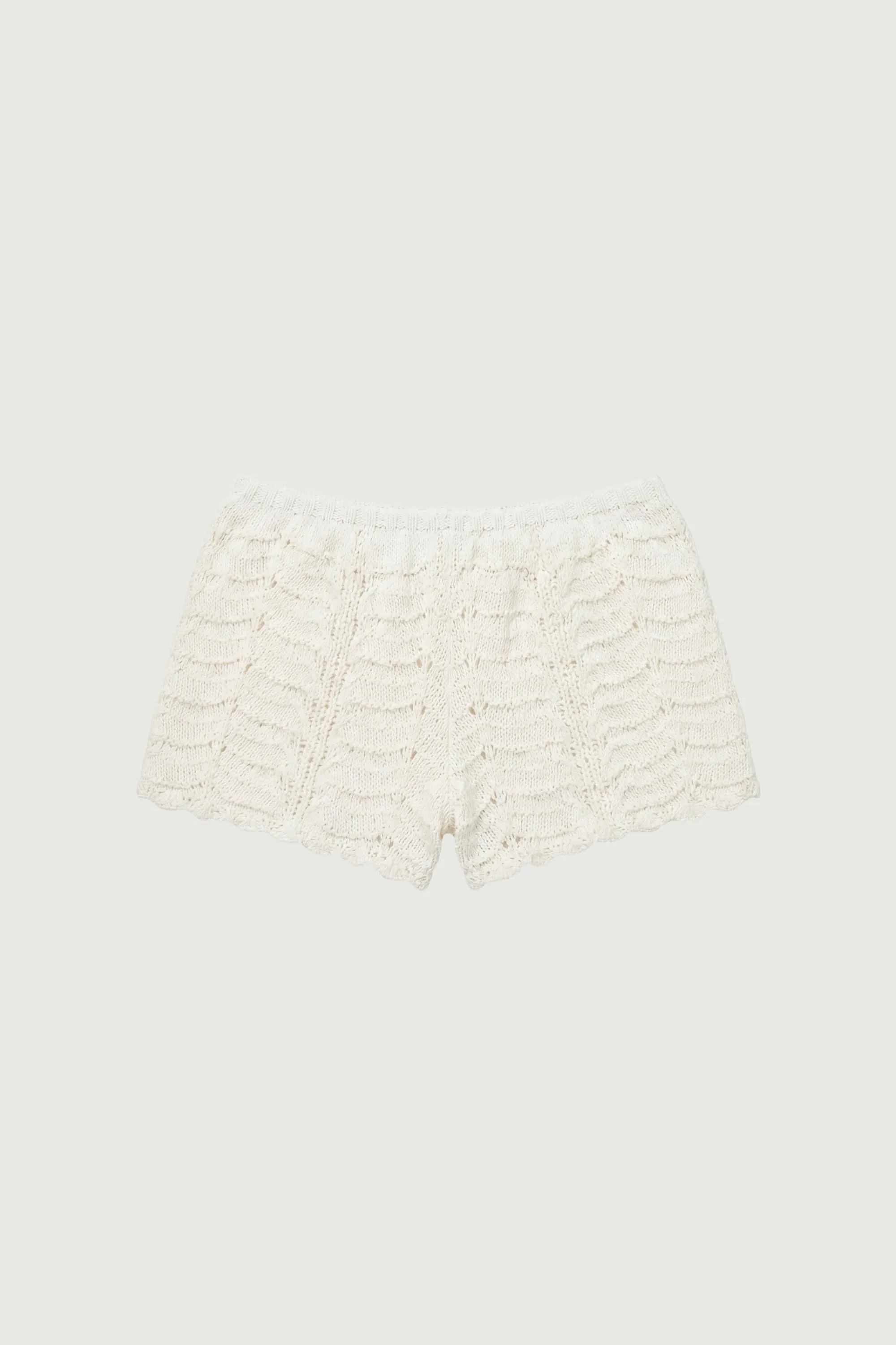 CROCHET KNIT SHORT WITH CUT-OUT DETAIL sold by OAK AND FORT product image thumbnail 5