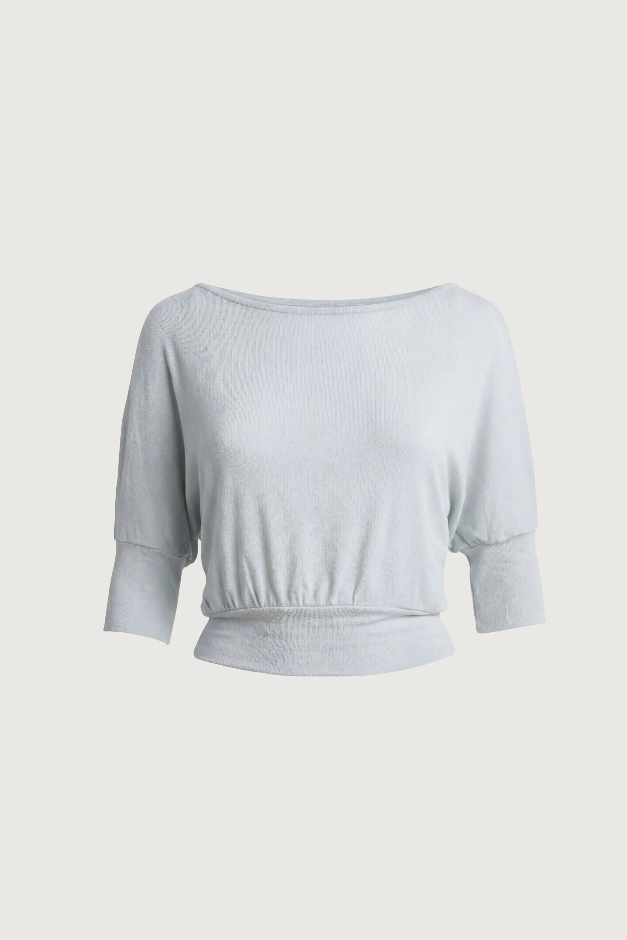 DRAPED OFF-SHOULDER BOAT NECK TOP sold by OAK AND FORT product image thumbnail 5