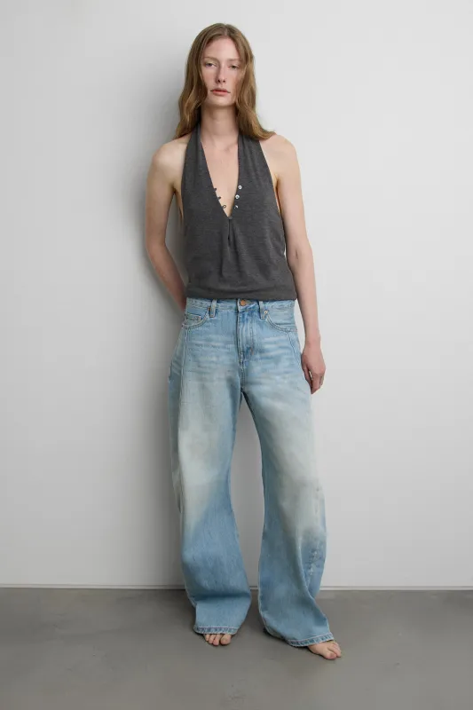 V-NECK SLEEVELESS TOP made by OAK AND FORT