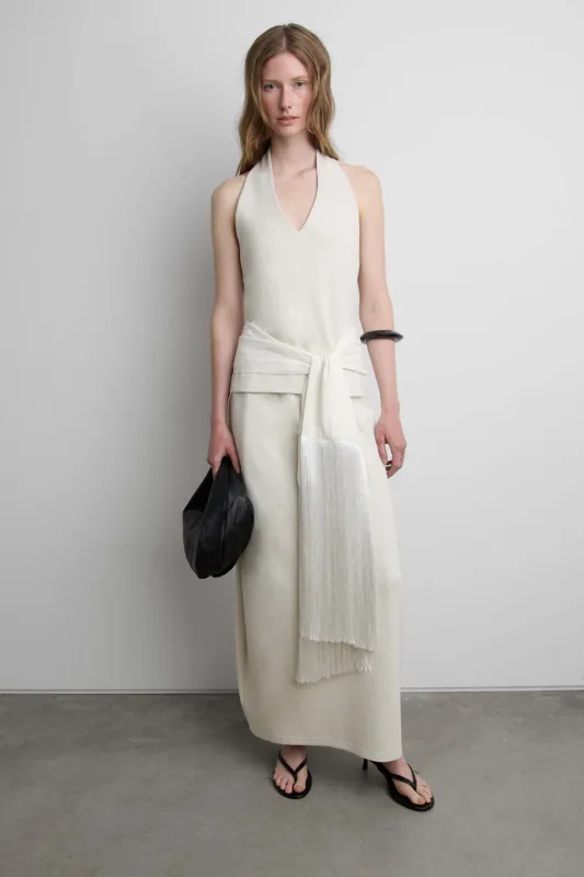 CLASSIC V-NECK HALTER TANK TOP made by OAK AND FORT