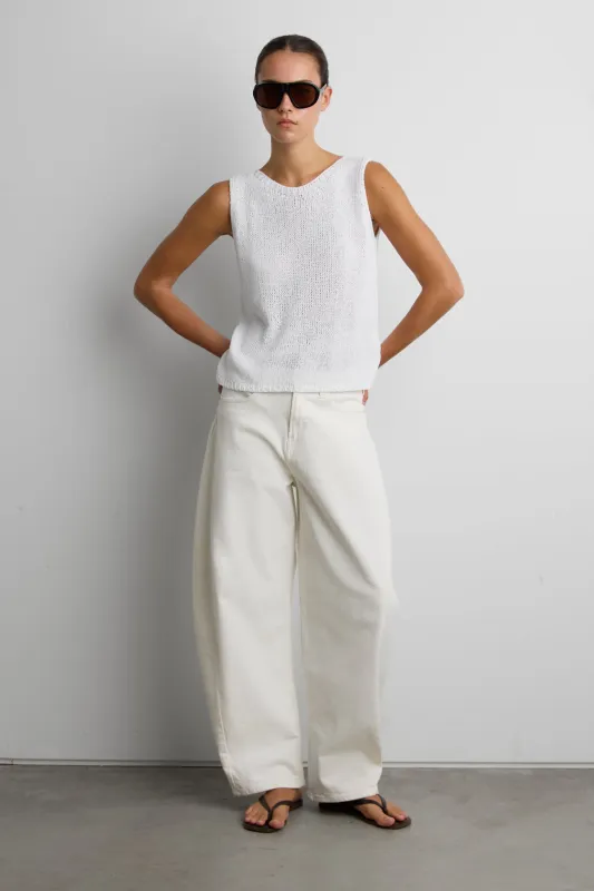 OPEN-KNIT SWEATER VEST made by OAK AND FORT