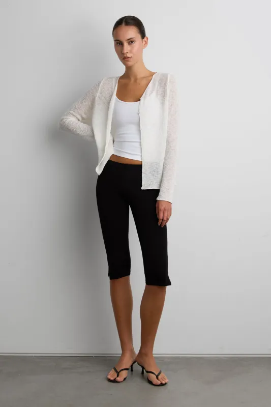 TEXTURED SHEER CARDIGAN made by OAK AND FORT
