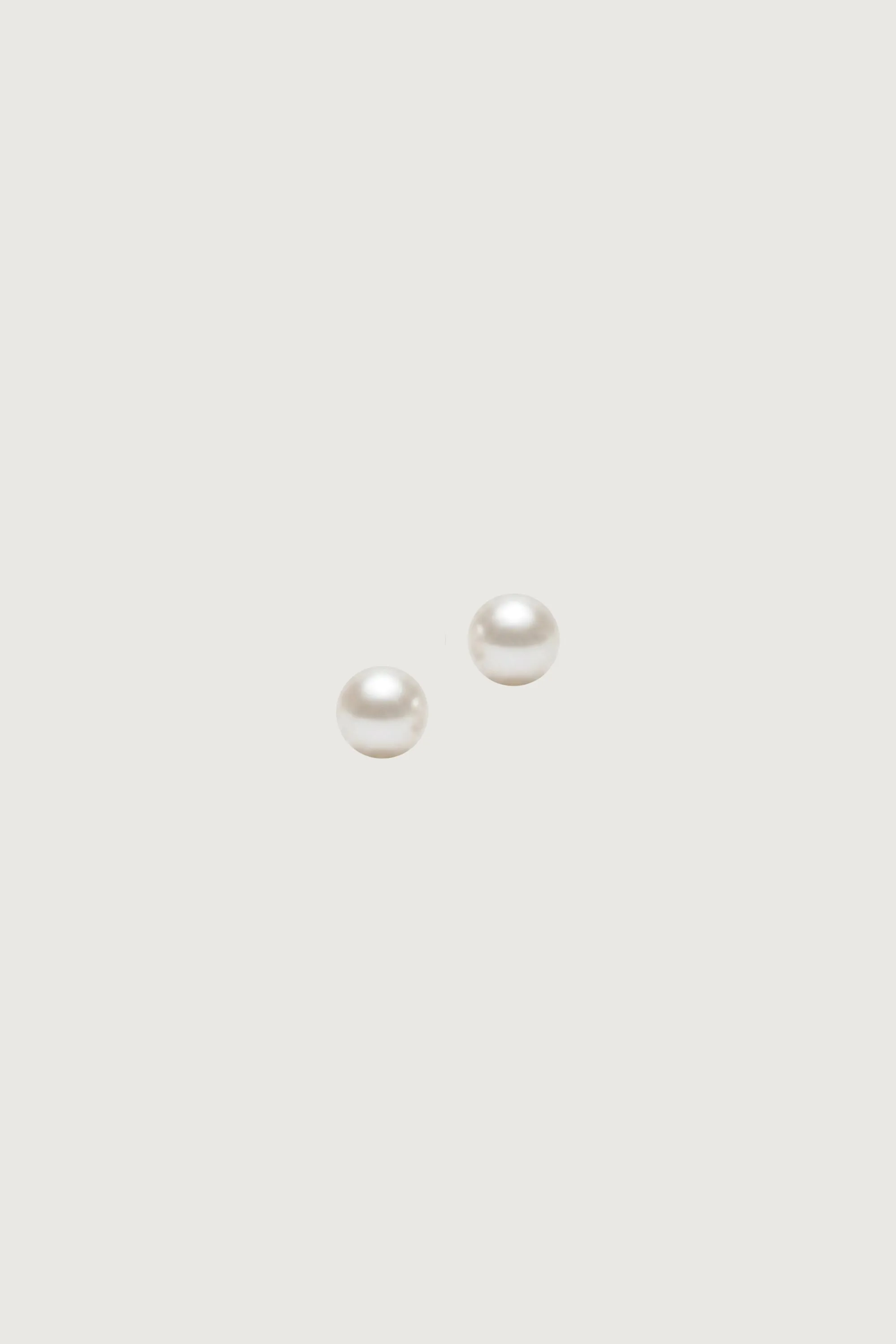 MINIMAL PEARL STUD EARRINGS sold by OAK AND FORT