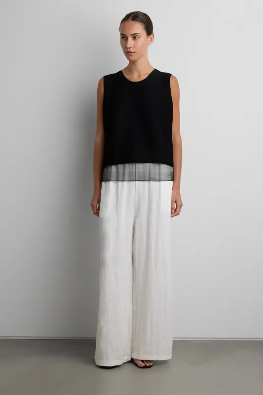 OVERSIZED PLISSE TOP made by OAK AND FORT