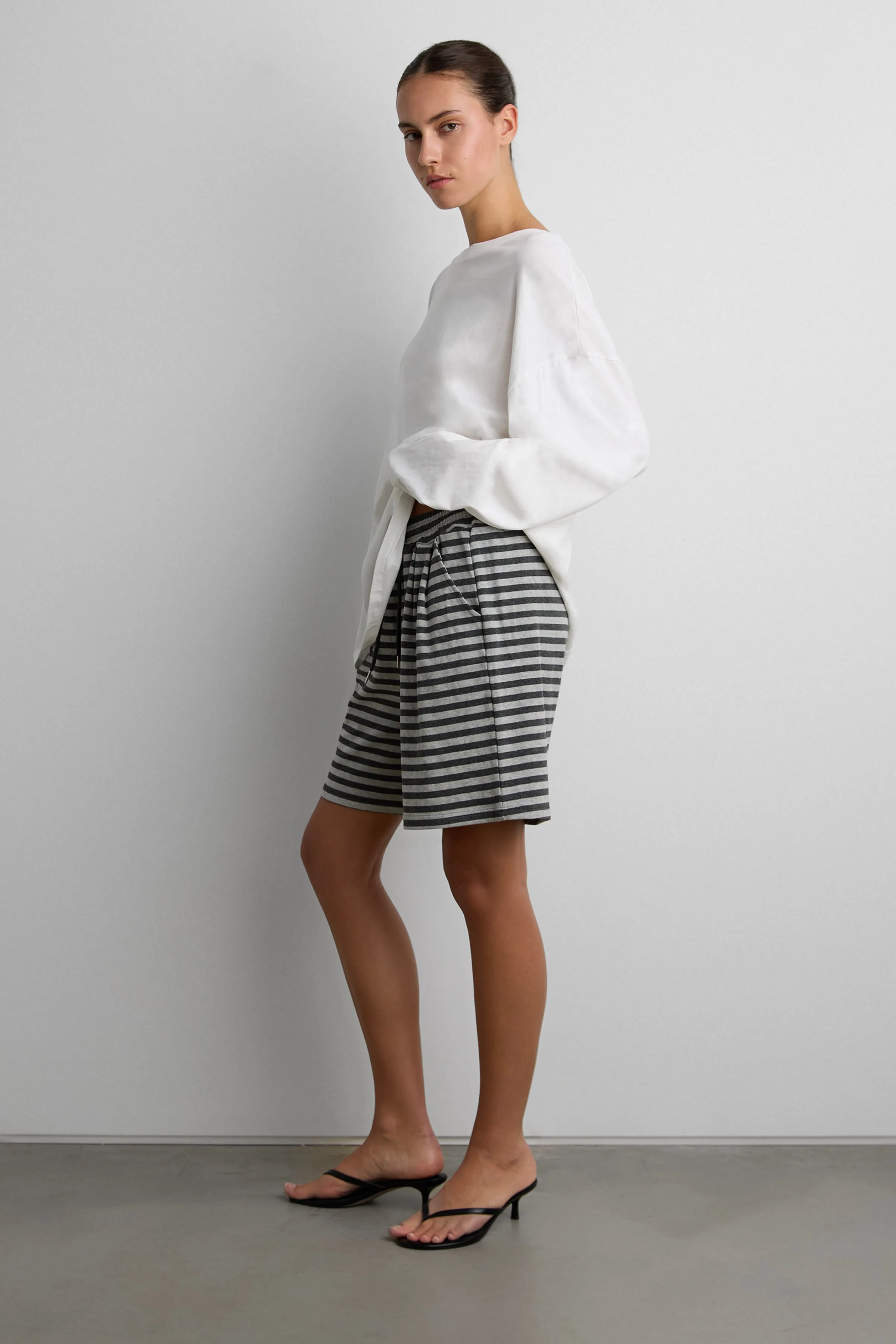 STRIPED SHORT sold by OAK AND FORT product image thumbnail 3